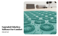 Non-Slip Slow Jogging Mat Shock Absorbing Foot Acupressure Mat Portable Design Foot Reflexology Pad High Elasticity for Beginners, Seniors, Indoor Exercise, Home Use, Office