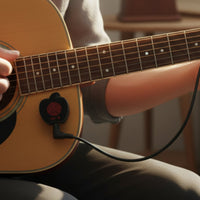 No-Hole Guitar Pickup Easy Install Acoustic Guitar Pickup Compact Size Touch Sound Transducer for Practice