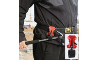 Single-Handed Operation Power Tool Belt Clip Heavy Duty Quick Release Tool Holder Portable Work Accessory for Electricians, Carpenters