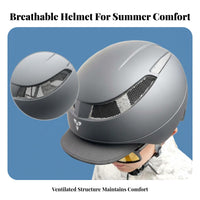 Extra Large Equestrian Helmet Lightweight Horseback Riding Helmet Washable Lining for Outdoor Sports, Skateboarding, Scootering