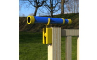 Single Tube Telescope Toy Lightweight Foldable Toy Telescope Kids Handheld Viewer Spyglass Clear View Handheld Spyglass