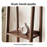 Floor-Standing Multi-Tier Shelf Tower Space-Saving A-Frame Shelving Unit Multifunctional Storage Furniture adaptable Use for Plant Lovers, Homeowners, Living Room, Corner Spaces, Bedroom, Balcony