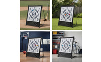 Nine-Hole Pitching Net Portable Nine-Hole Pitching Target Sturdy Baseball Target Net for Home Workouts