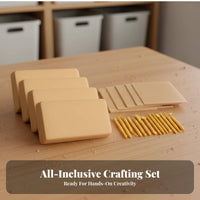 No-Bake Modeling Clay Kit DIY Pottery Tool Set Crack Resistant