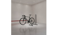 Space-Saving Upright Bike Floor Stand Indoor Floor Bike Stand Stable Freestanding Bike Rack Heavy-Duty for Home Storage