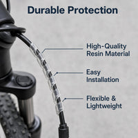 Mountain Bike Frame Protector, Transparent Synthetic Material Frame Wrap, Reusable Bike Paint Protection