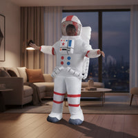 Inflatable Astronaut Costume Funny Inflatable Astronaut Suit Eye-Catching Character Suit for Adults, Parties