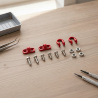 Metal Model Chain with Hooks Long-Lasting Miniature Rescue Chain Compact Lifting Sling Rugged for Hobby Modification