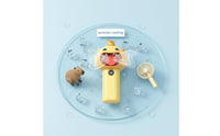 Long Battery Life Capybara Handheld Fan Strong Wind Output Rechargeable Cartoon Fan Lightweight Personal Appliance Digital Display for Outdoor