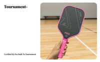 Carbon Fiber Pickleball Paddle Long-Lasting Perimeter Guard Professional Pickleball Racket Sports Equipment Lightweight