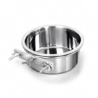 Spill-Resistant Dog Bowl with Mounting Bracket Mountable Dog Crate Bowl Long-Lasting Sturdy for Dogs