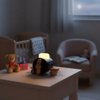 Color Changing Airplane Night Light Soft Radiance Airplane Pattern Nightstand Lamp LED Bulb Included Rechargeable Kids Lamp Compact Design for Toddlers, Babies, Nursing