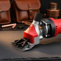 High Power Engine Electric Sheep Shears Detachable Blades Electric Wool Shears Adjustable Blade Tension Sheep Shearing Clippers Carrying Case Included for Farmers, Farm, Ranch, Petting Zoo