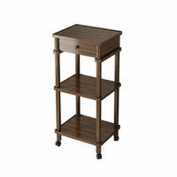 Chinese design Tiered Flower Pot Stand Floor-Standing Tiered Plant Stand Hollow-Carved Design Display Shelf Sturdy and long-lasting for Homeowners, Interior Decorators, Apartment Dwellers, Living Room, Balcony, Indoor, Corner
