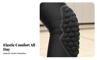 Anti-Collision Kids Knee Pad Breathable Padded Knee Sleeve High-Elastic for Goalkeepers, Boys, Basketball, Outdoor Activities, Skateboarding