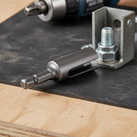 Open Side Nut Driver Deepened Design Extended Deep Bit CR-CR Alloy 1/4 Inch Hex Shank Driver for Mechanics, Technicians, Workshops, Construction