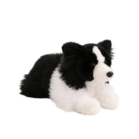 Border Collie doll Authentic-Looking Stuffed Dog Furry Toy for Kids, Young Children, Nursery