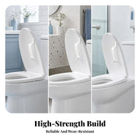 Compact Toilet Seat Lifter Handle Curved Hook Snap-on Toilet Seat Handle Matte Finish