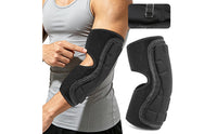 Thickened Elbow Guard with EVA Padding Adjustable Sports Arm Guard Impact-Resistant Protector Flexible for Training