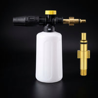 Car Cleaning Kit with Soap Dispenser for Car Wash, Professional Car Detailing Foam Sprayer with Stainless Steel Foam Lance, 750ml Capacity