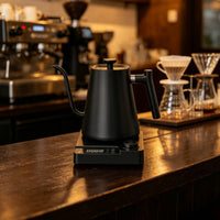 Matte Black Electric Gooseneck Kettle 304 Stainless Steel Gooseneck Electric Kettle Precision Pour Water Boiler Digital Thermostat for Coffee Lovers, Baristas, Kitchen, Office