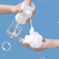 Electric Foaming Bottle Powered Foaming Dispenser White Hair Care Dispenser