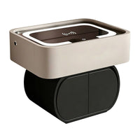 Smart Nightstand Wireless Charging Ports Sleek Design for Bedroom