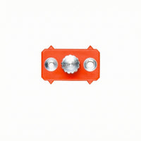Triangular Tabs Drilling Positioning Slider Rectangular Ruler Slider Block Orange