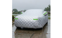 Thickened Quilted Car Cover Padded Full Car Cover Mirror Pockets Vehicle Accessory Enveloping