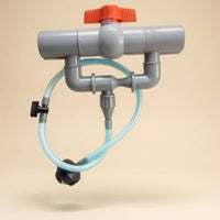 U-Shaped Pipe Venturi Fertilizer Injector Red Handle Irrigation Fertilizer Injector Tapered Outlet Garden Equipment Transparent Hose