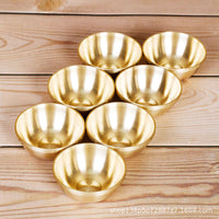 Copper Water Offering Bowl for Buddhist Altar, Multiple Sizes