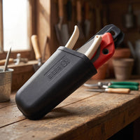 Open-Top Pruning Shear Sheath Heavy-Duty Rubber Pruning Saw Sheath Compact Tool Sheath with Belt Loop Molded Fit for Gardening