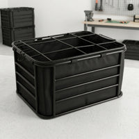 Zippered Cycle Rear Basket with Lid Rigid Rear Bike Basket Portable Versatile for Grocery Shopping