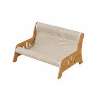 Cat Scratching Sofa 2-in-1 Design Cat Scratcher Lounge Sisal Scratching Bed Wear-Resistant Pet Furniture Low Shedding