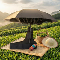 Padded Handsunrestricted Umbrella Harness Flexible Single-Shoulder Umbrella Support Stitched Edges