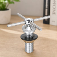 Countertop Cup Rinser Elevated Water Stream Kitchen Sink Cup Rinser Knurled