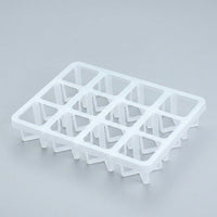 Plant Pots Indoor and Outdoor Set, Pack of 12 Square Plant Pots with Plant Pot Trays, Small Mini Plant Pots for House Plant Pots, 29cm Length