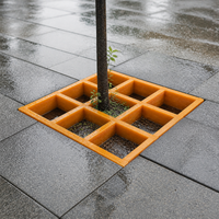 Fiberglass Grating Trench Drain Cover Photovoltaic Maintenance Channel Drainage Board Tree Grate Mesh Panel