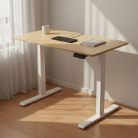 Compact Design Motorized Sit Stand Desk Ergonomic Electric Standing Desk Memory Presets Small Electric Lift Table