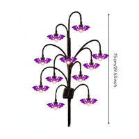 Decorative Solar Tree Light Outdoor Garden Light with Ground Stake Sturdy Easy to Install for Pathway, Patio