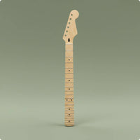 Matte Finish ST-Style Type Guitar Neck Adjustable Support Rod 22 Fret Maple Neck for Luthiers