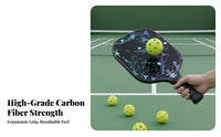 Pickleball Paddle Non-Slip Grip Pickleball Paddle Set Cellular Structure Interior Rackets Reinforced Border Sweat