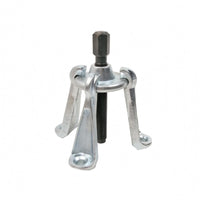 Forged Cr-V Steel Three-Jaw Puller Threaded Screw 3-Jaw Puller Hex Head Silver Metal Finish