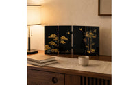 Chinese Folding Screen Giftable Mini Folding Screen Glossy Finish