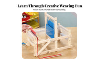 Wooden Weaving weaving machine Fine Motor Skills Slot Board DIY Weaving weaving machine Toy for Children