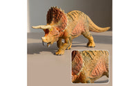 Triceratops Figure Textured Triceratops Figurine Dinosaur Figurine Freestanding Dinosaur Figure Collectible for Collectors