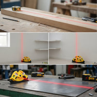Triangular Right Angle Laser Level Built-in 90 Degree Laser Level Compact Tool Bright for Tilers, Carpenters, Masons, Tile Setting, Woodworking, Masonry