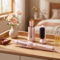 Multi-Functional 3-in-1 Hair Styler Versatile Hair Styler with Interchangeable Heads Beginner-Friendly Styling Tool with Interchangeable Heads Corded for Beginners