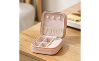 Travel Jewelry Case Lightweight Zippered Jewelry Box Soft for Travelers, Suitcase, Handbag