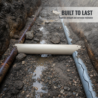 PPH Large Diameter Pipe for Drainage, Sewage, and Chemical Applications - High Temperature Resistant PPH Pressure Pipe